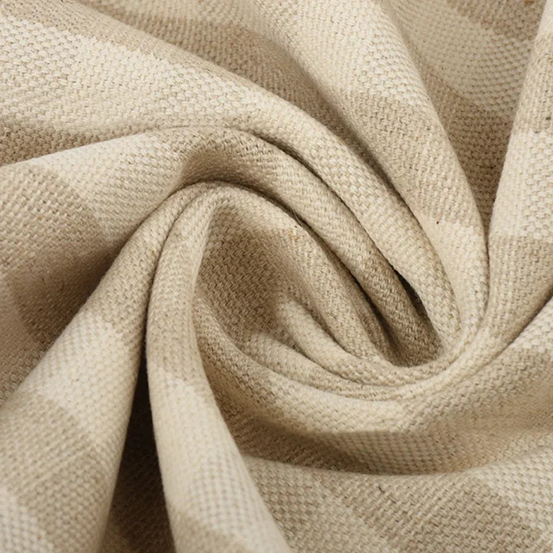 Linen Cotton Jacquard Fabric