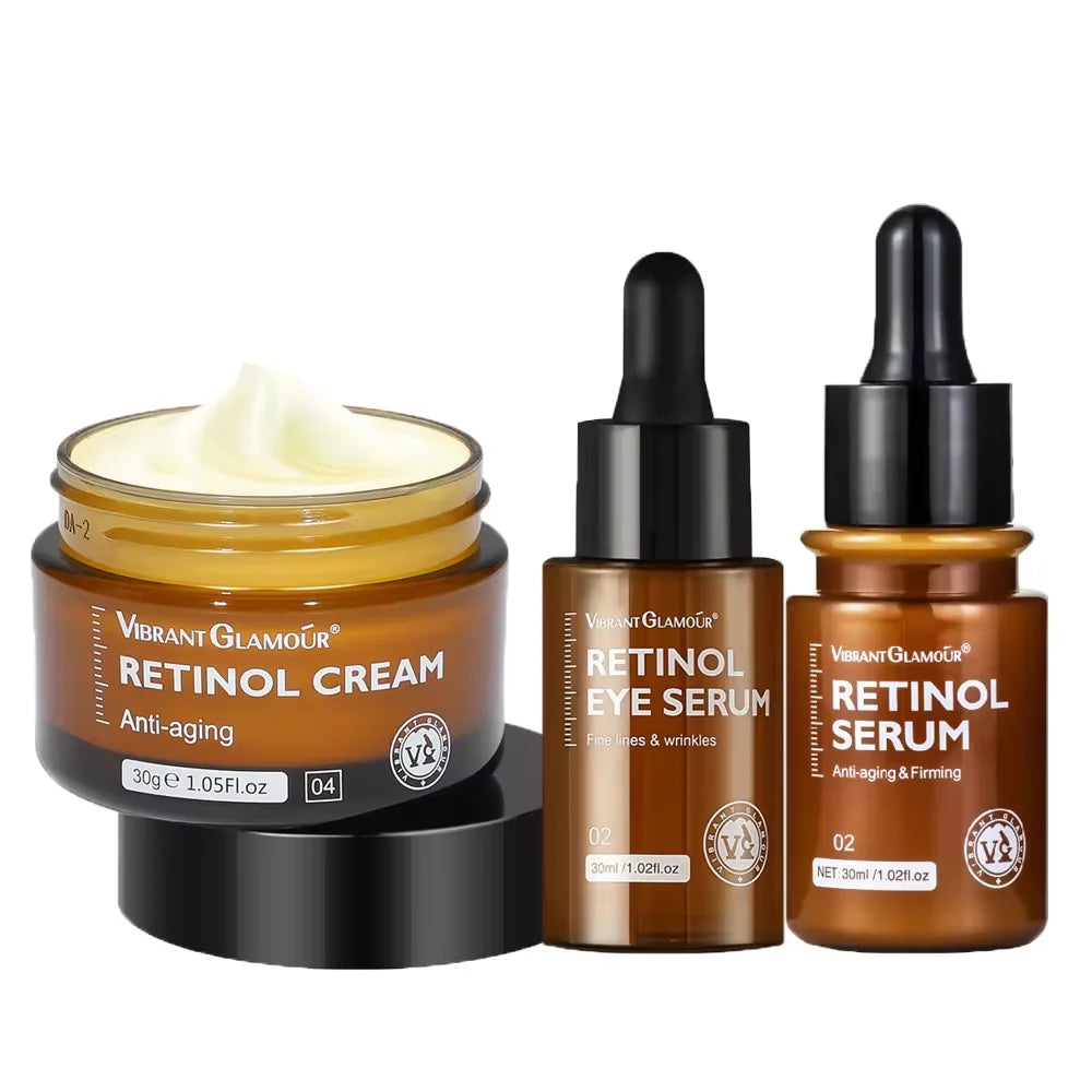 Retinol Face Whitening Cream & Eye Serum