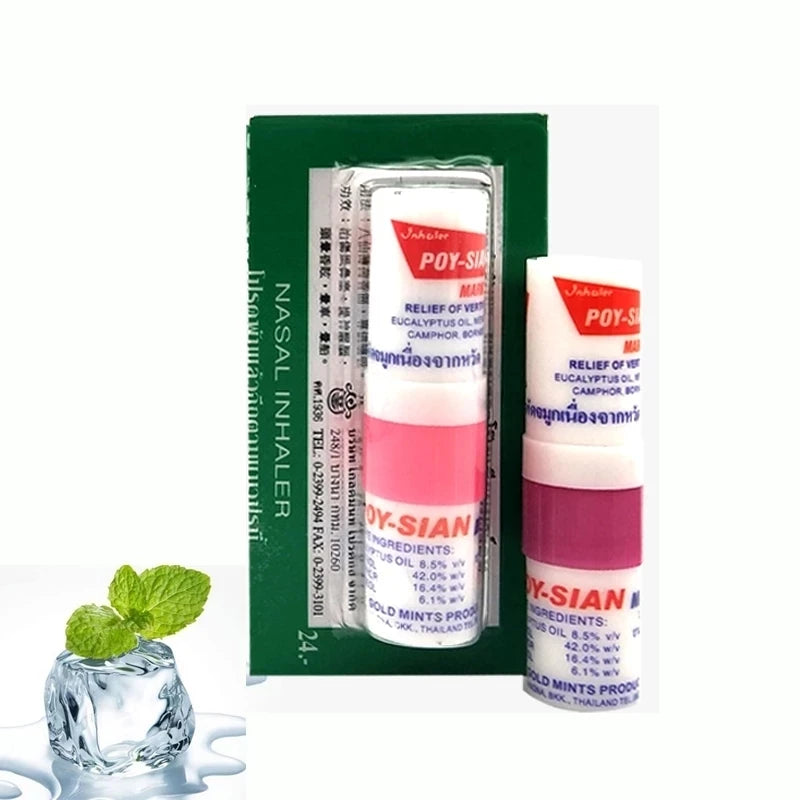 100% Vietnamese Balm Cooling Menthol Nose Inhaler