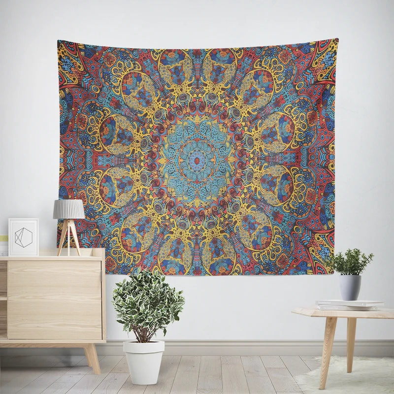 Hippie Mandala Tapestry