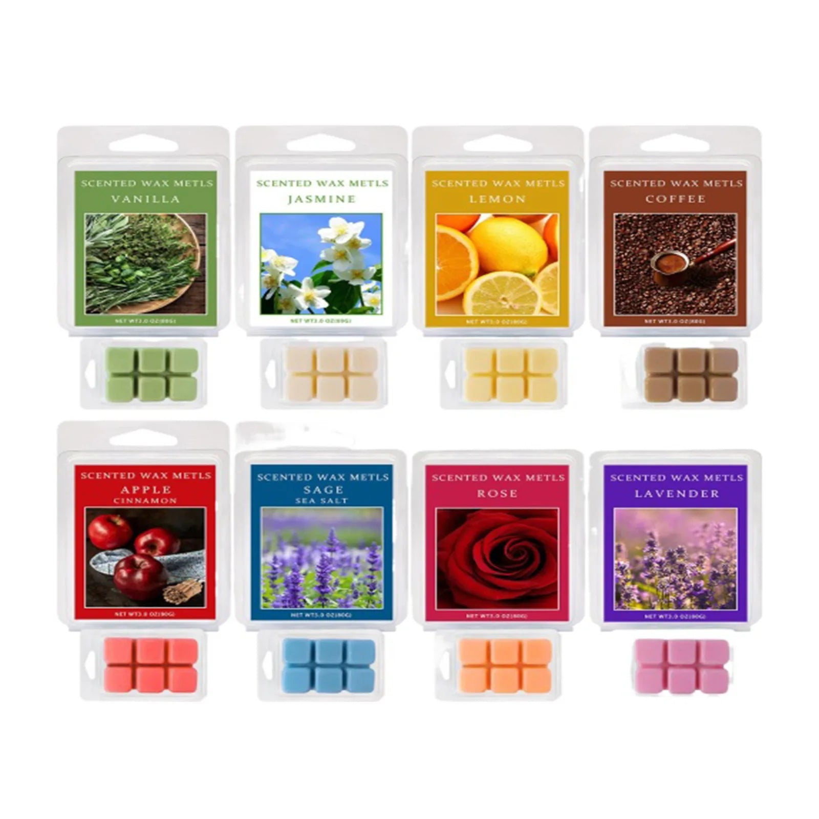 Colorful Wax Melts Cubes