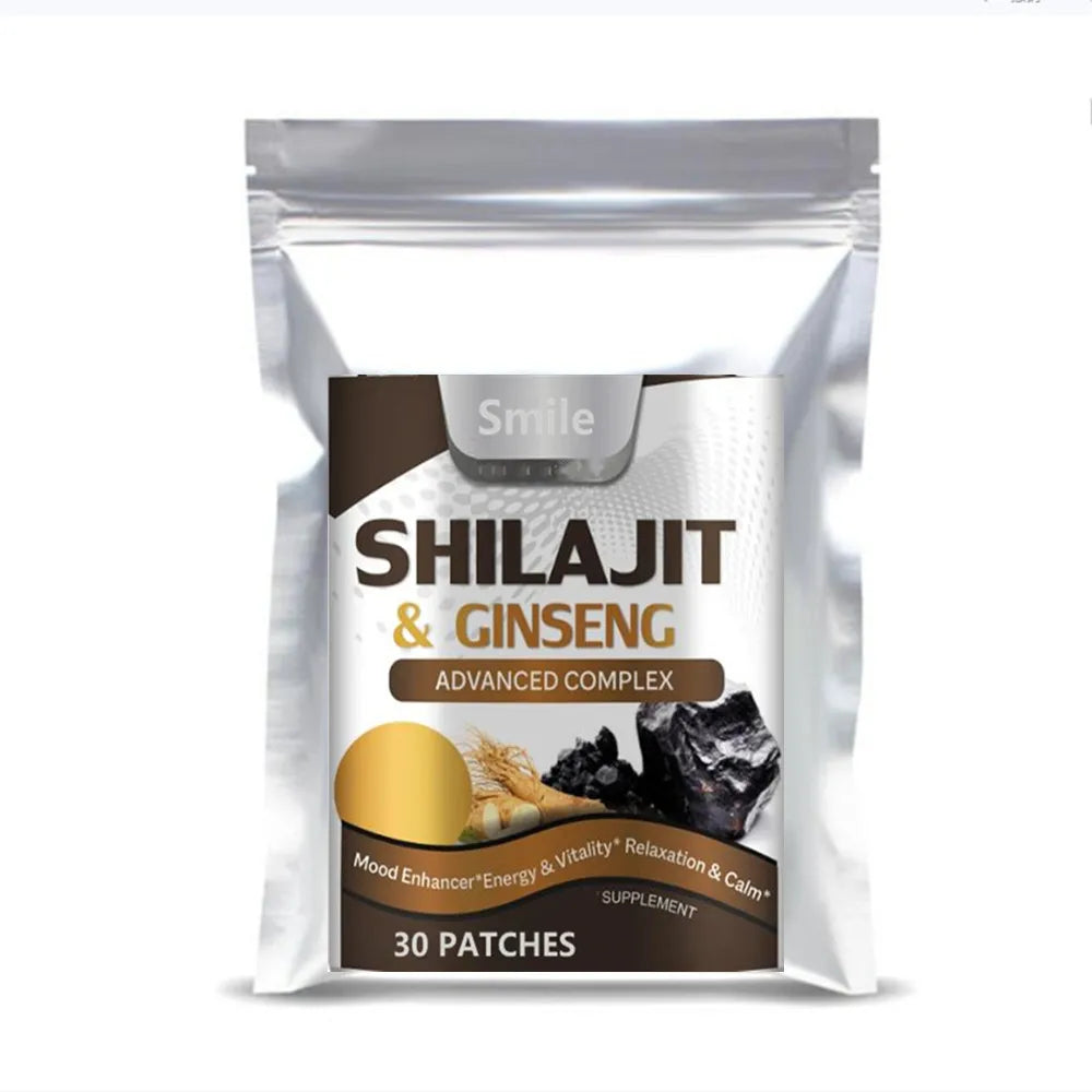 Shilajit & Ginseng Supplement Patches