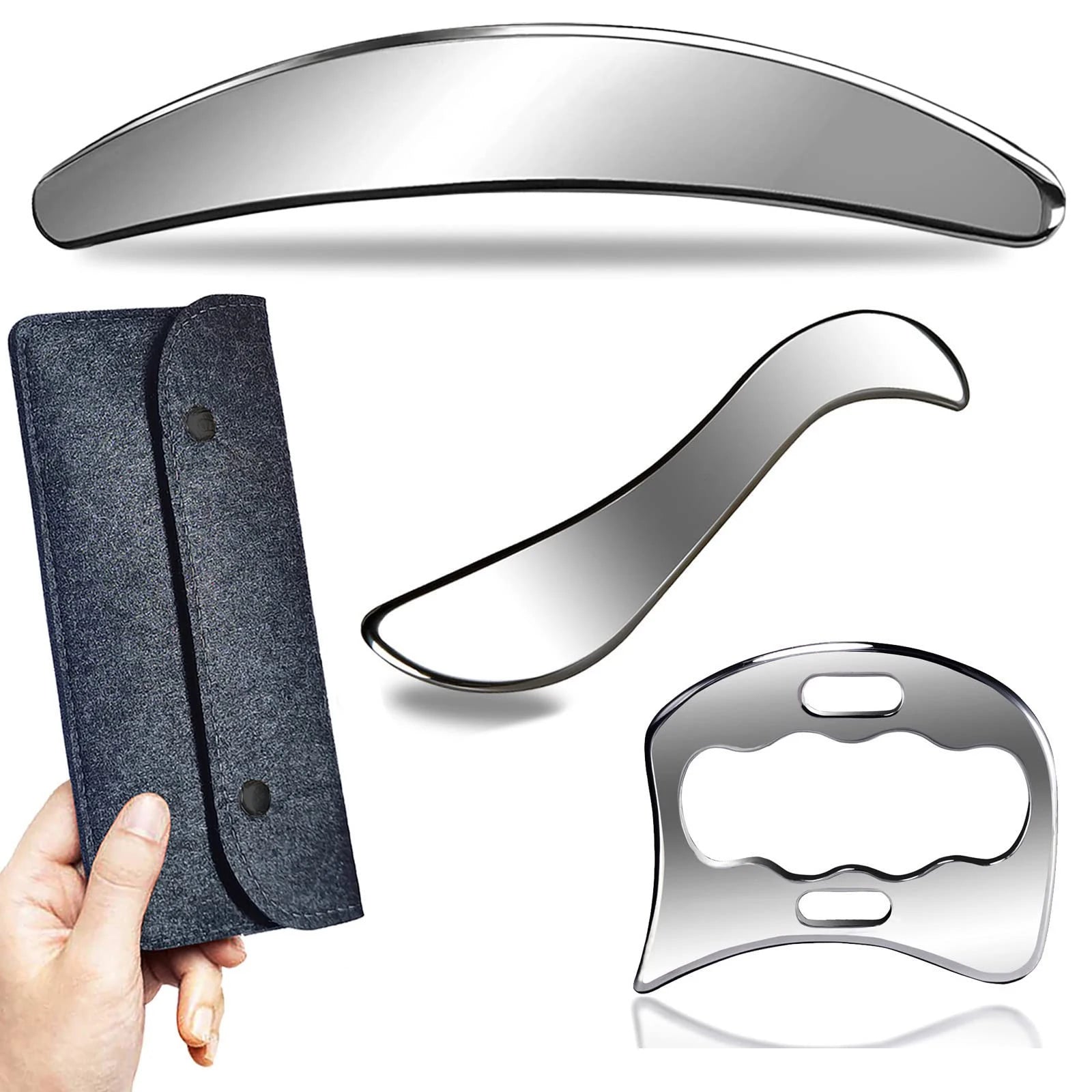 Gua Sha Stainless Steel Muscle Scraper Tool