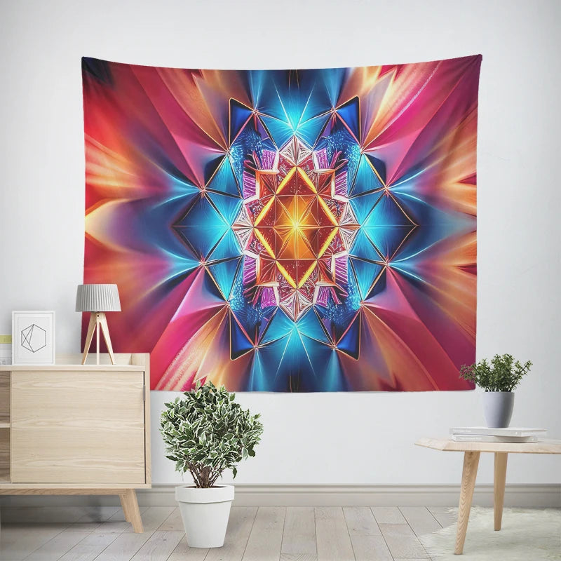 Hippie Mandala Tapestry