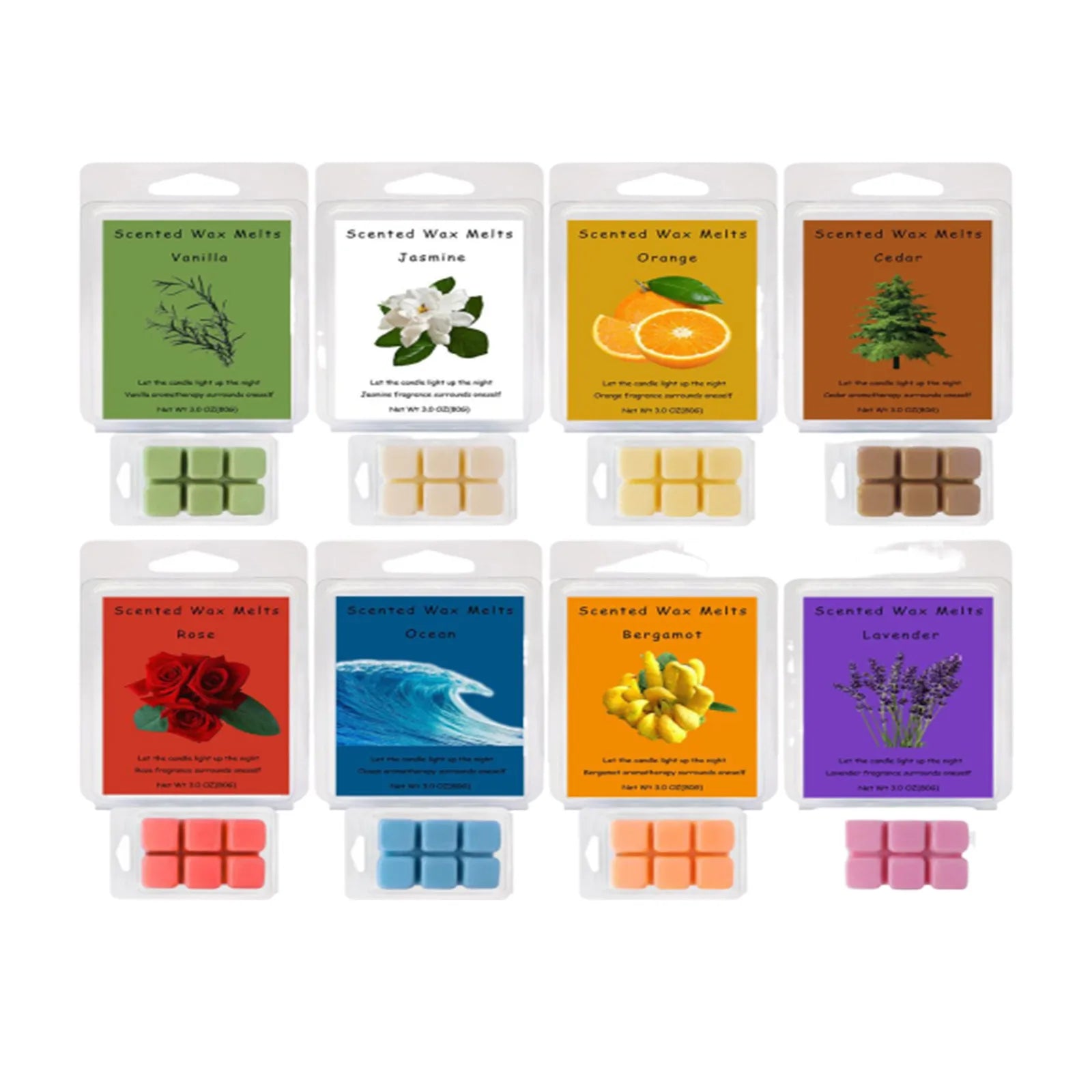 Colorful Wax Melts Cubes